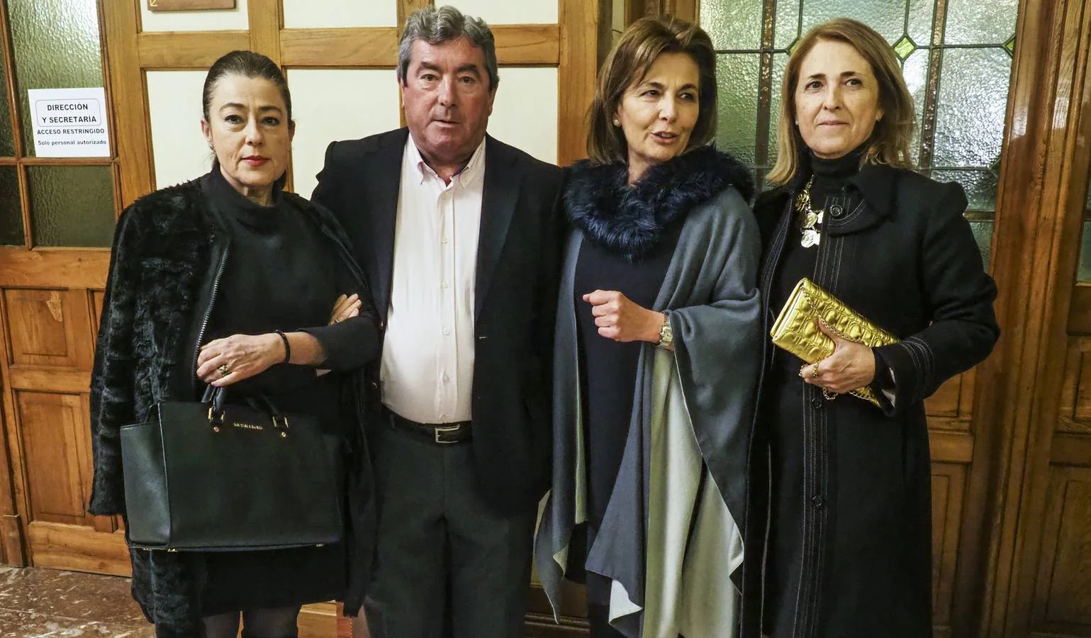 Marta Palacios, Francisco López, Carmen Bedoya, Rosa Mier