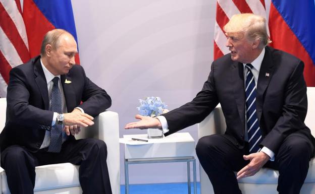 Vladímir Putin y Donald Trump, durante un encuentro.
