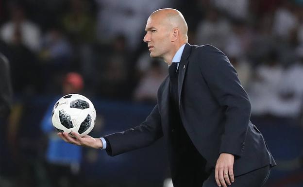 Zinedine Zidane. durante la final del Mundialito.