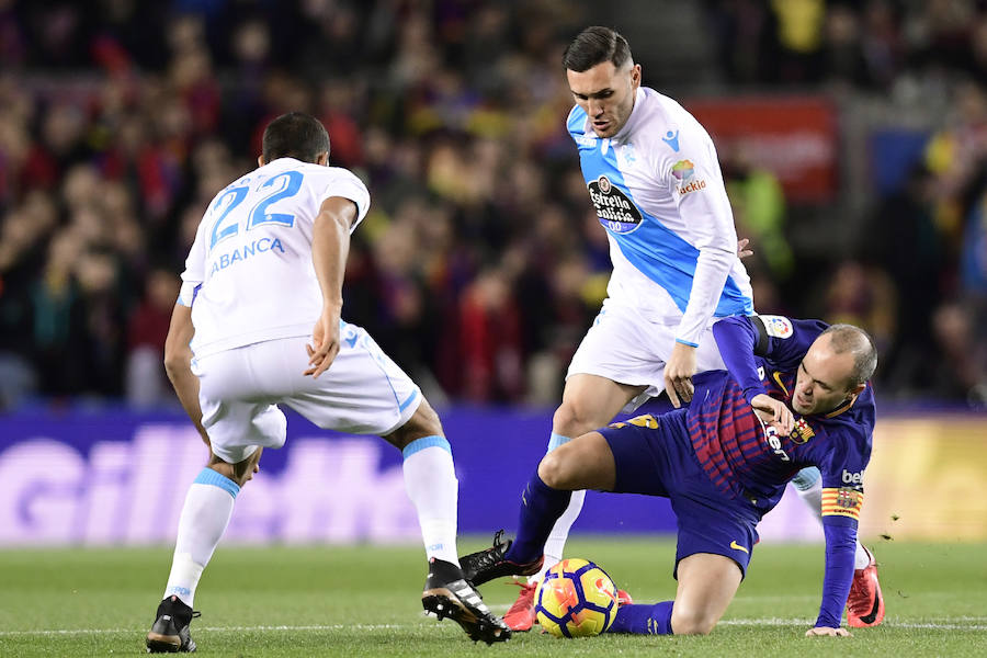 El conjunto azulgrana se deshizo con facilidad del cuadro gallego con la mirada puesta en el clásico de la próxima jornada.