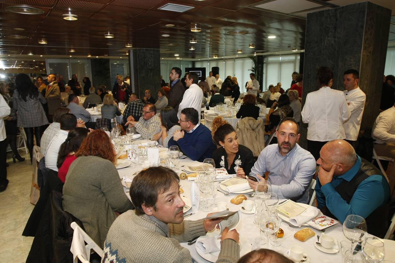 Más de 850 cargos públicos y militantes del PRC participaron ayer en la tradicional comida de Navidad celebrada en el hotel Milagros Golf 