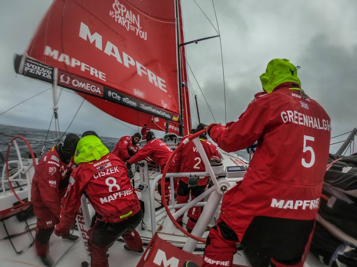 A bordo del &#039;Mapfre&#039;