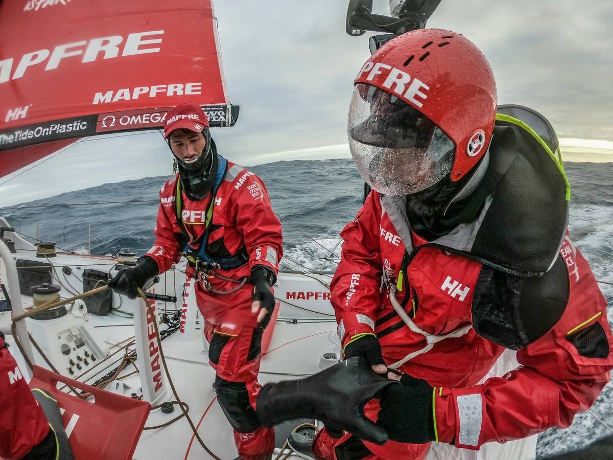 A bordo del &#039;Mapfre&#039;