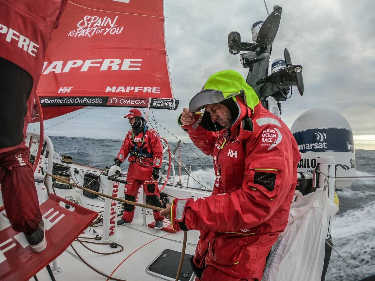 A bordo del &#039;Mapfre&#039;