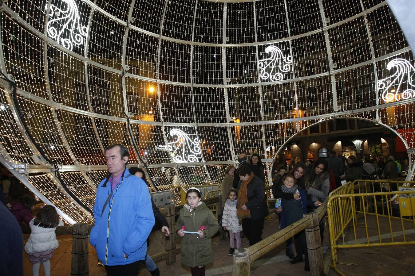 La bola da brillo a Torrelavega