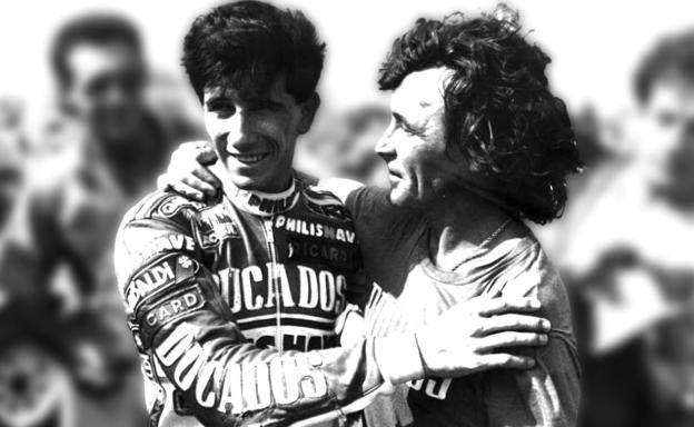 Jorge Martínez Aspar y Ángel Nieto.