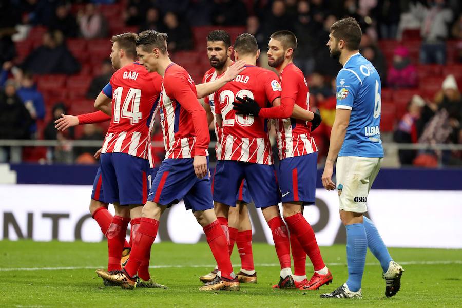 El Atlético vence al Lleida en Copa del Rey por 3-0. Carrasco, Gameiro y Vitolo, que debutó en el Wanda Metropolitano, fueron los autores de los goles. 