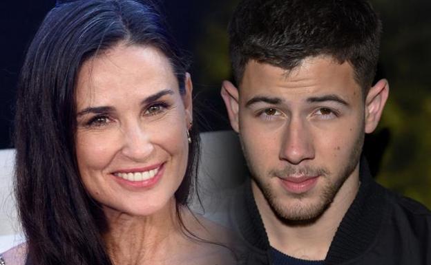 Demi Moore y Nick Jonas.