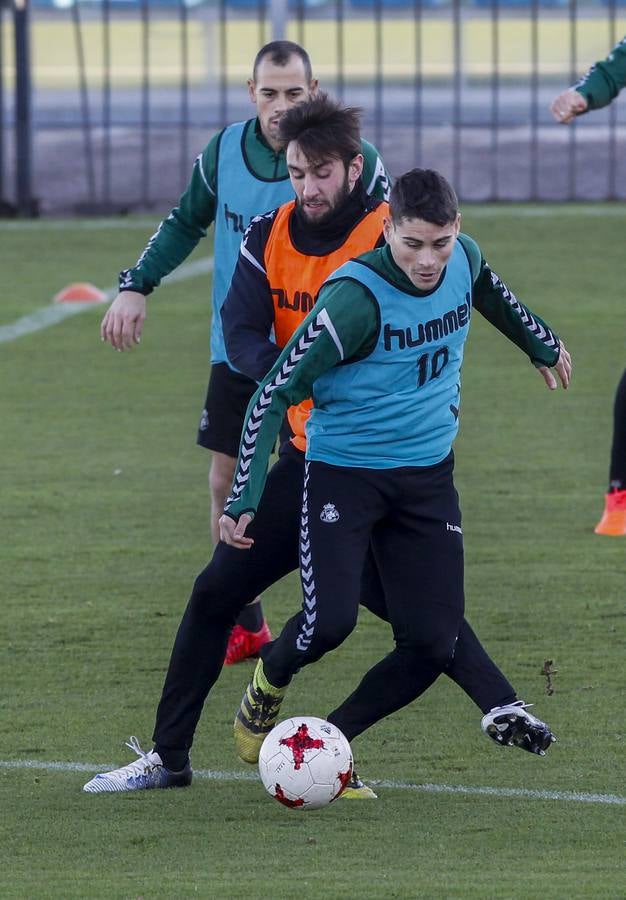 El Racing prepara el importante partido ante el Gernika