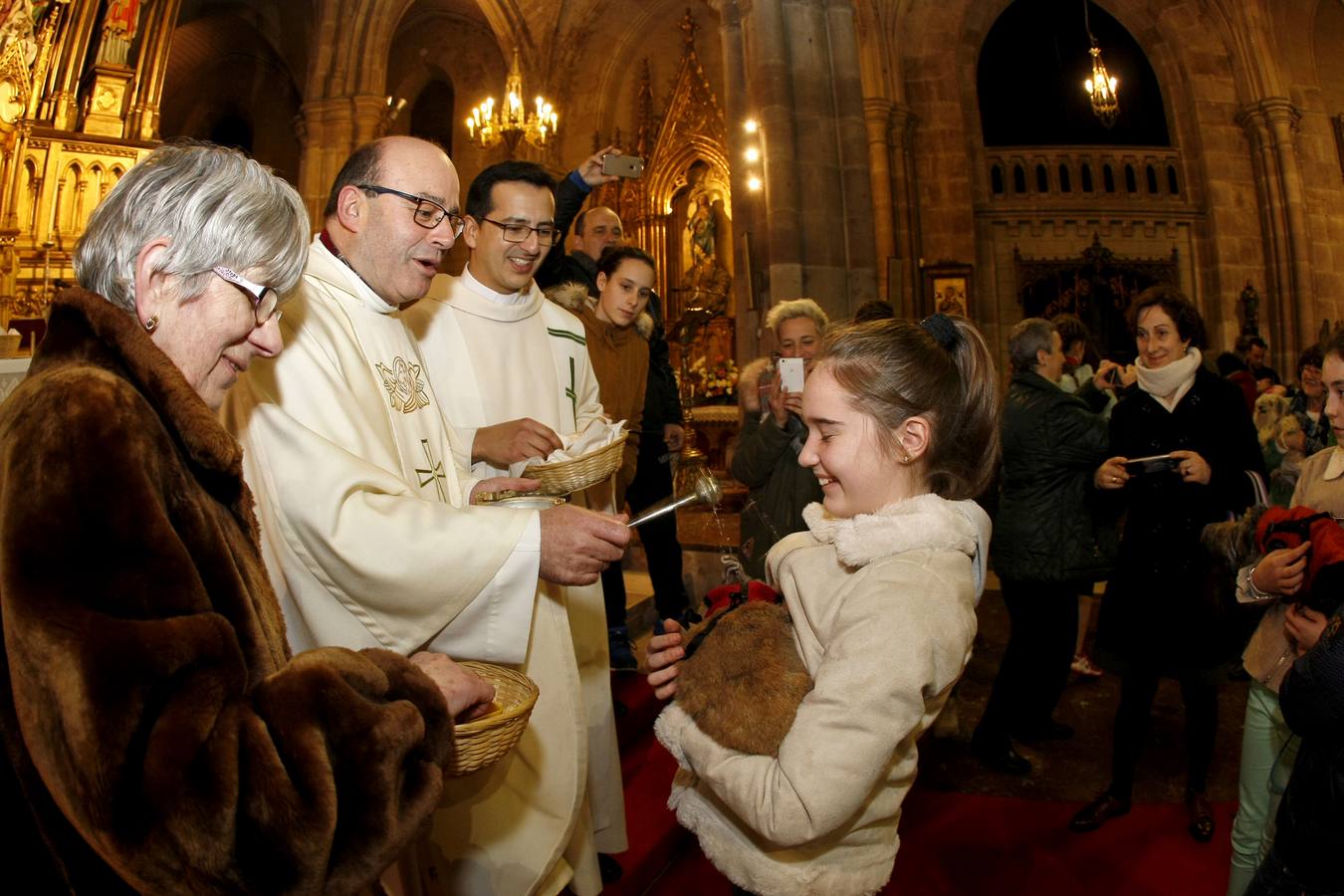 La bendición para las mascotas de Torrelavega el día de San Antón