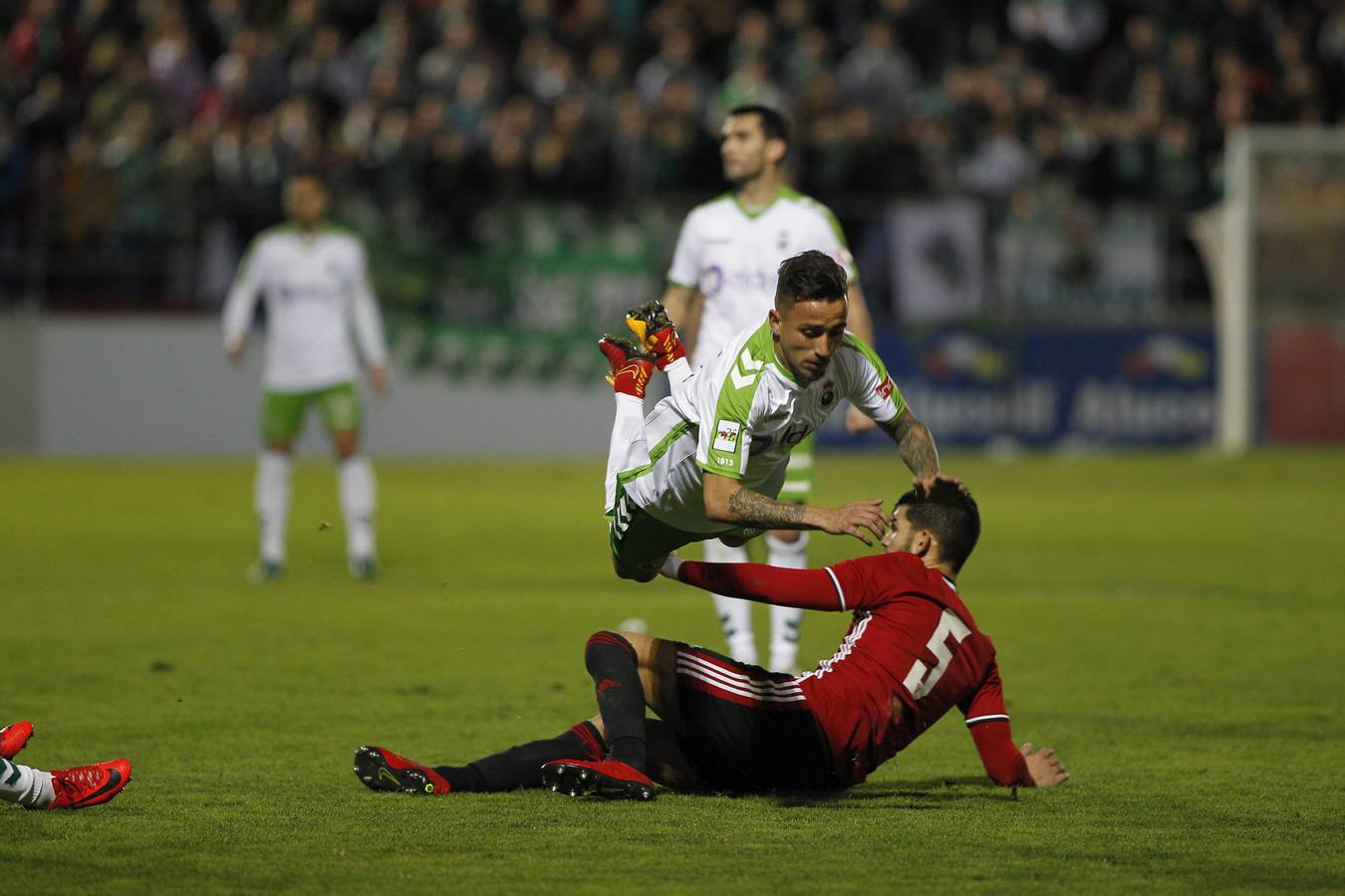 Las mejores fotos del partido del Racing en Miranda de Ebro.