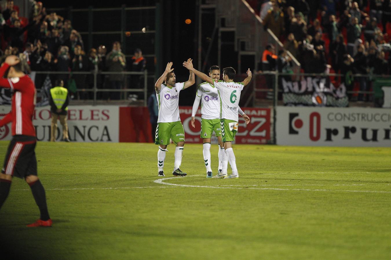 Las mejores fotos del partido del Racing en Miranda de Ebro.