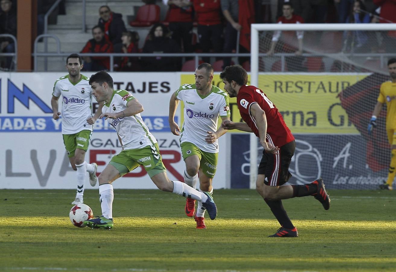 El equipo cántabro sumó una sufrida victoria en el campo del Mirandés.