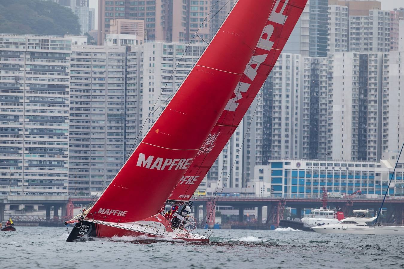 Cuarto puesto del &#039;Mapfre&#039; en la regata costera de Hong Kong