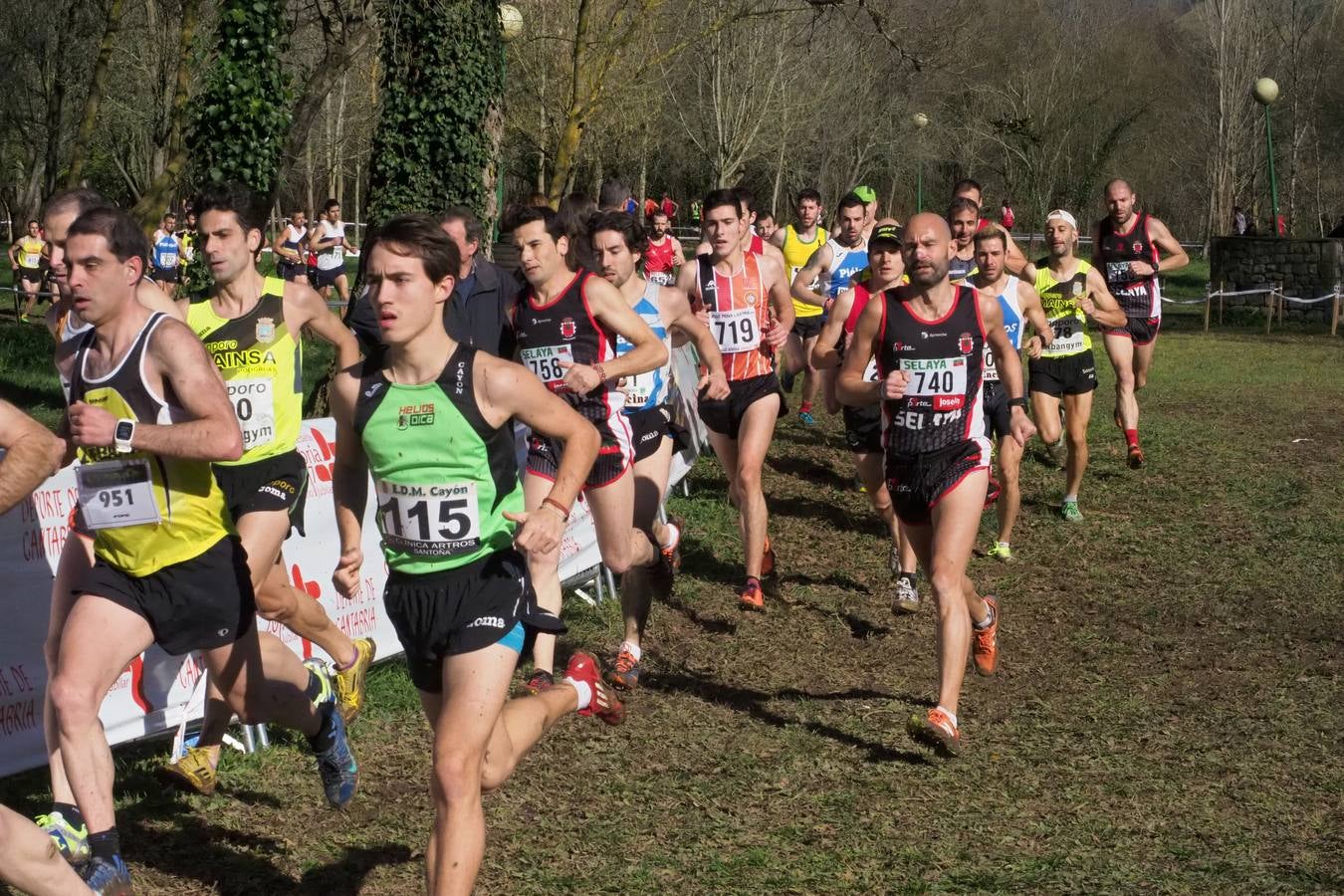 Campeonato de Cross de Cantabria por Clubes, celebrado en Borleña