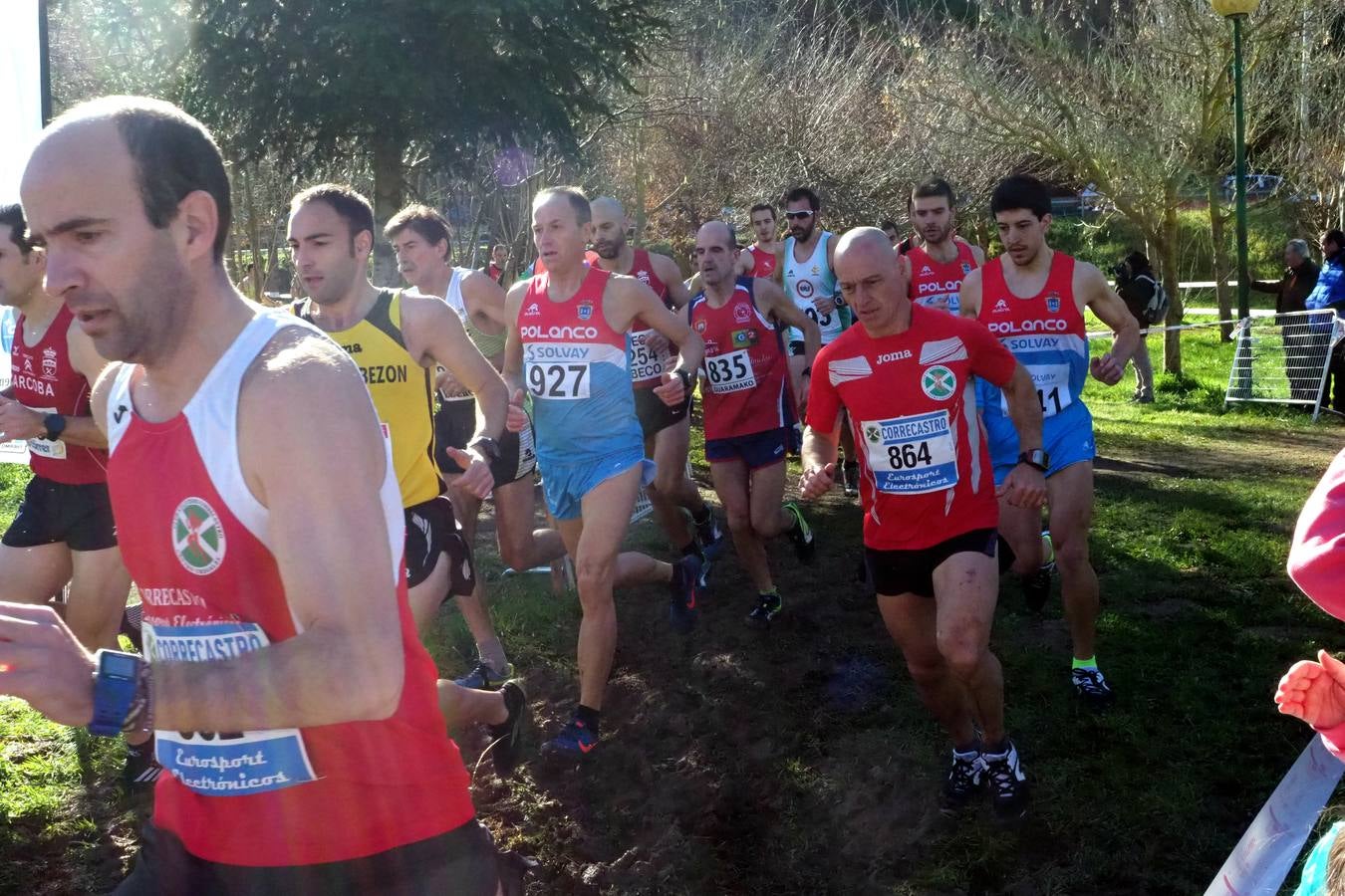 Campeonato de Cross de Cantabria por Clubes, celebrado en Borleña