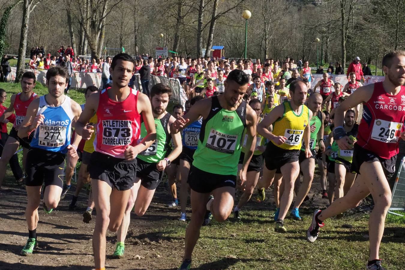 Campeonato de Cross de Cantabria por Clubes, celebrado en Borleña