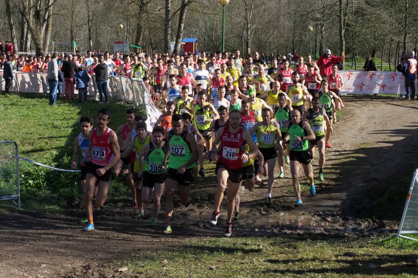 Campeonato de Cross de Cantabria por Clubes, celebrado en Borleña