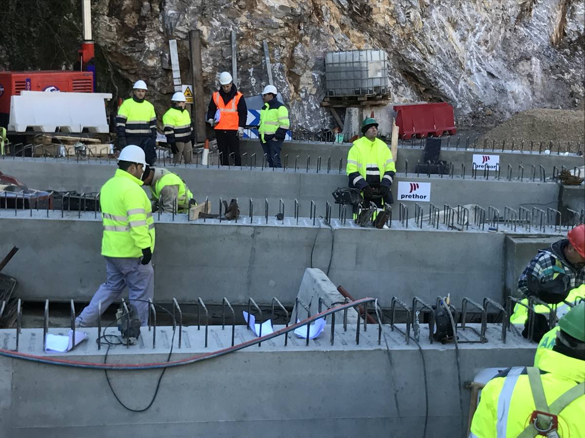 Obras del puente de Lebeña y el cierre total del Desfiladero