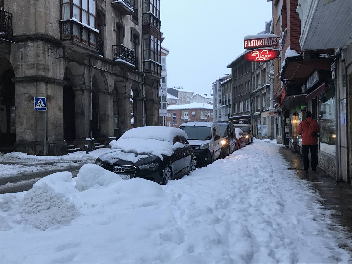 Así han amanecido Reinosa y Alto Campoo