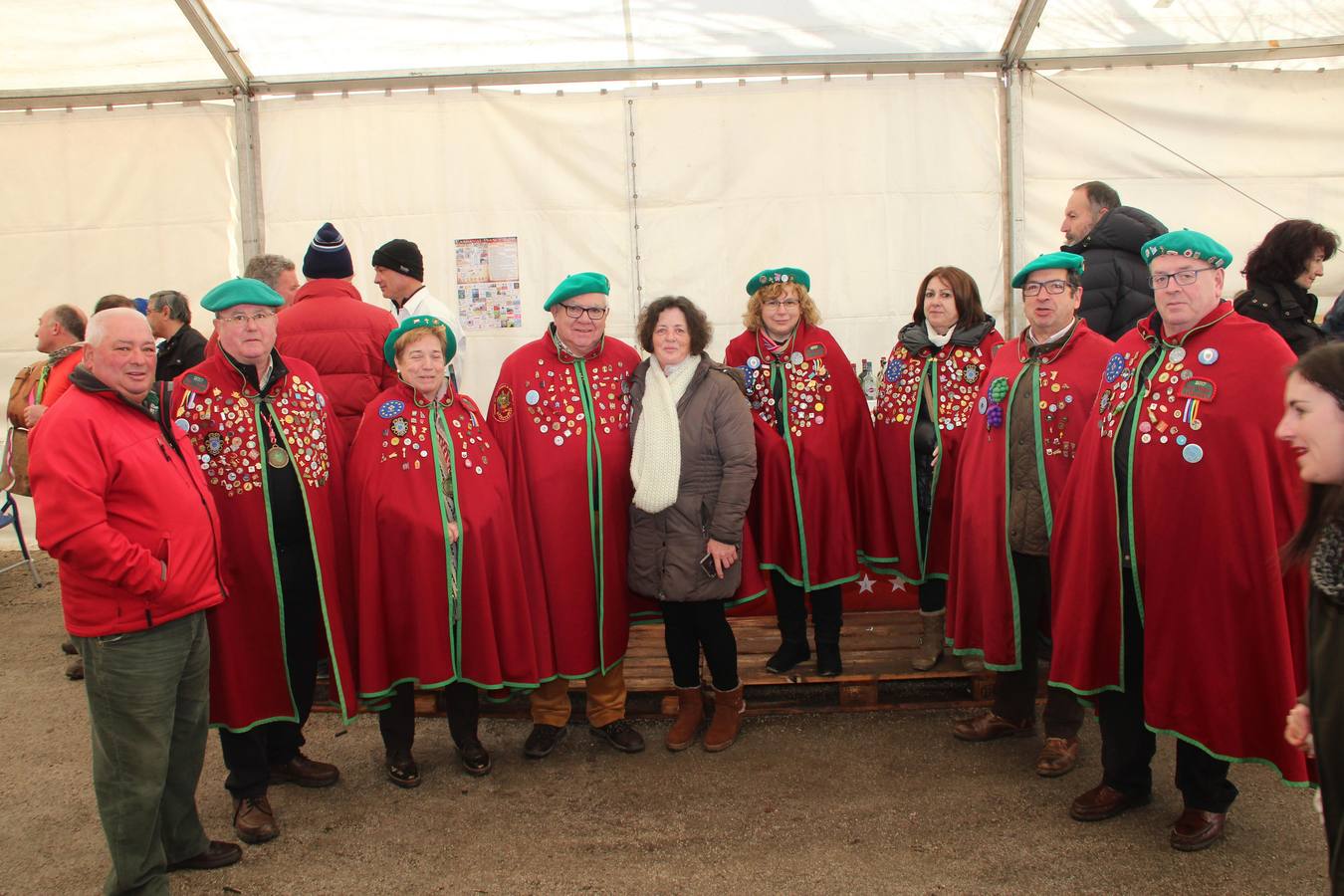 El carnaval de Piasca, bajo la nieve