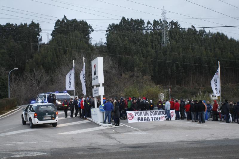 Protestas por el convenio de Bridgestone