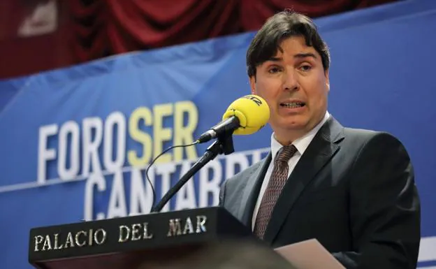 Jaime González, durante su intervención.