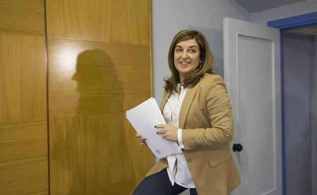 La presidenta del Partido Popular, María José Sáenz de Buruaga.