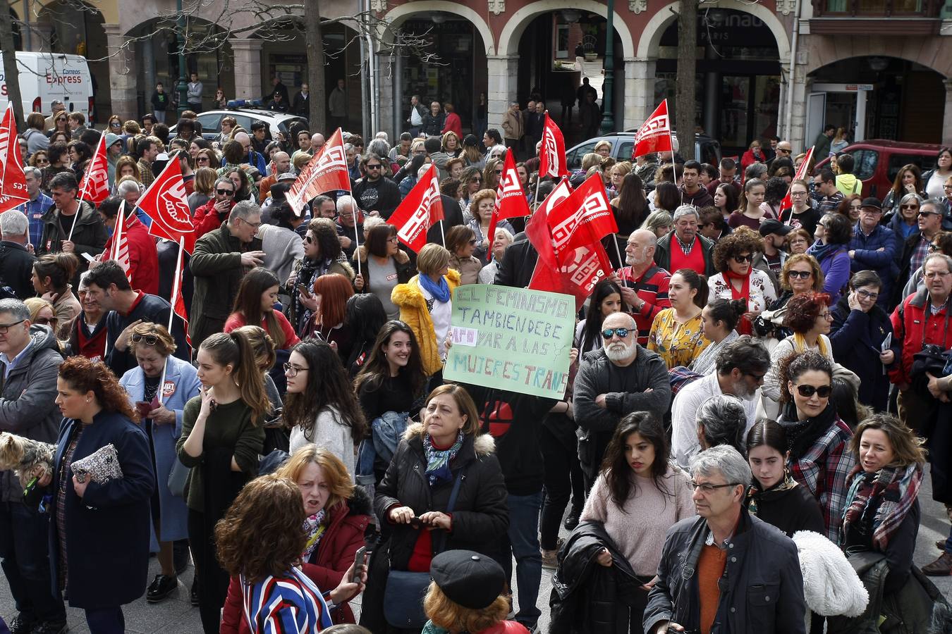 Protestas en Torrelavega.