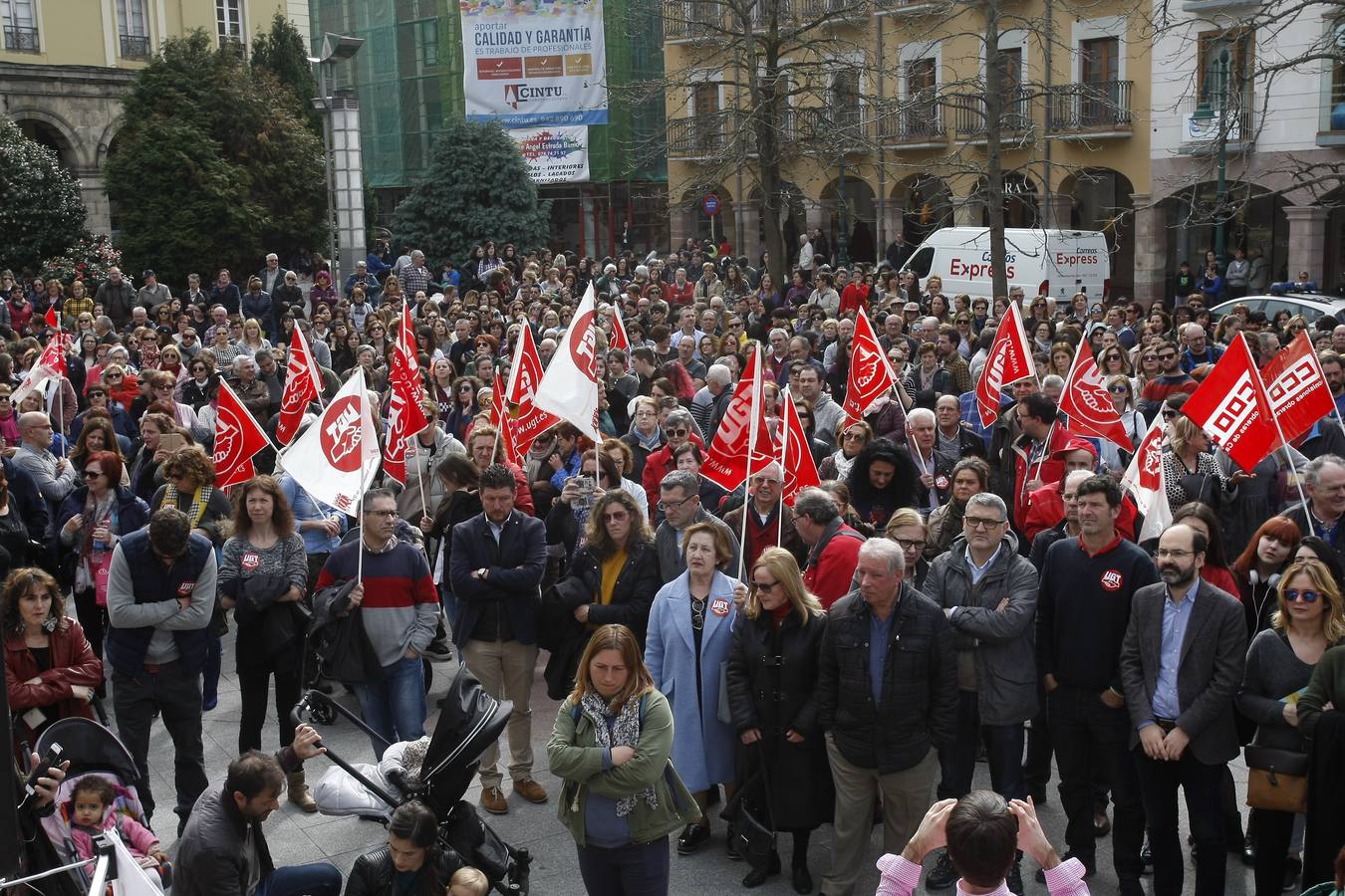 Protestas en Torrelavega.