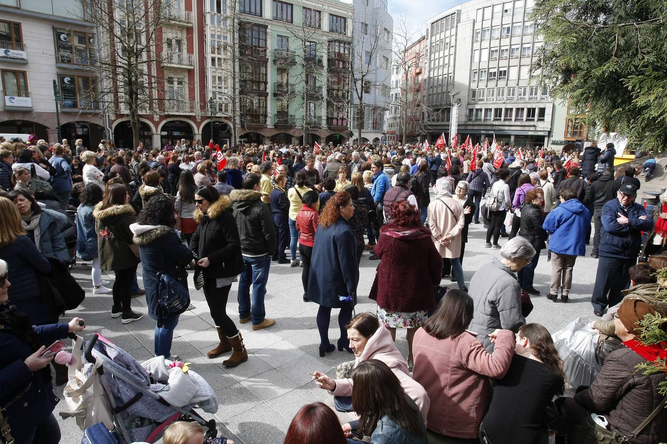 Protestas en Torrelavega.