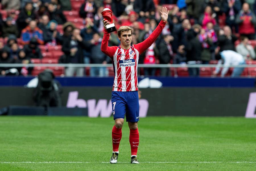 Los tantos de Griezmann, Vitolo, que volvió a la titularidad, y Correa, dan la victoria al cuadro madrileño ante el equipo gallego. 