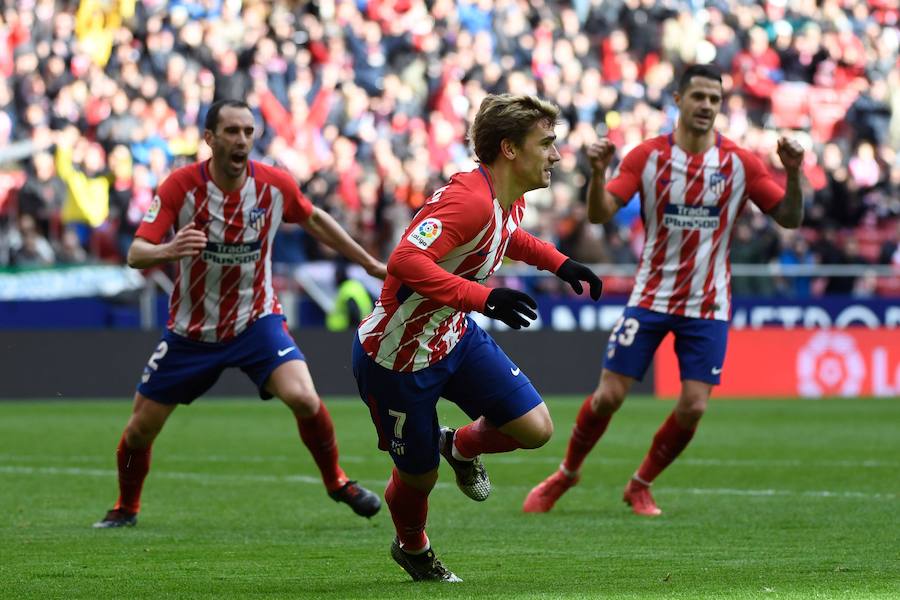 Los tantos de Griezmann, Vitolo, que volvió a la titularidad, y Correa, dan la victoria al cuadro madrileño ante el equipo gallego. 