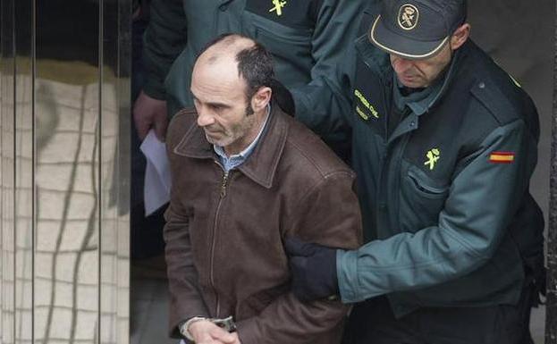 Javier Ledo, el lunes antes de ser llevado a prisión. 