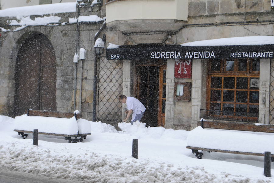 Un nuevo temporal de nieve está provocando incidencias en varias carreteras. Además, varios colegios han suspendido las clases. 