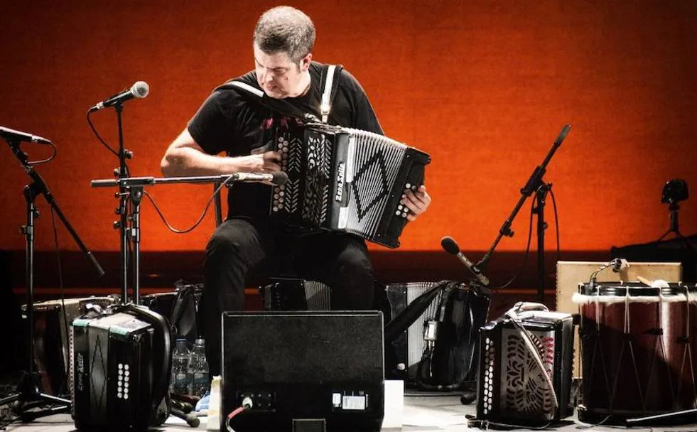 Kepa en el Arriaga, el domingo 19 de febrero de 2017, celebrando la vigésima Korrika.