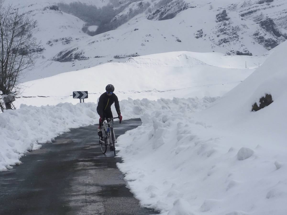 Los temporales de las últimas semanas han transformado los paisajes del interior de la región, que aparecen cubiertos por una espesa capa de nieve.