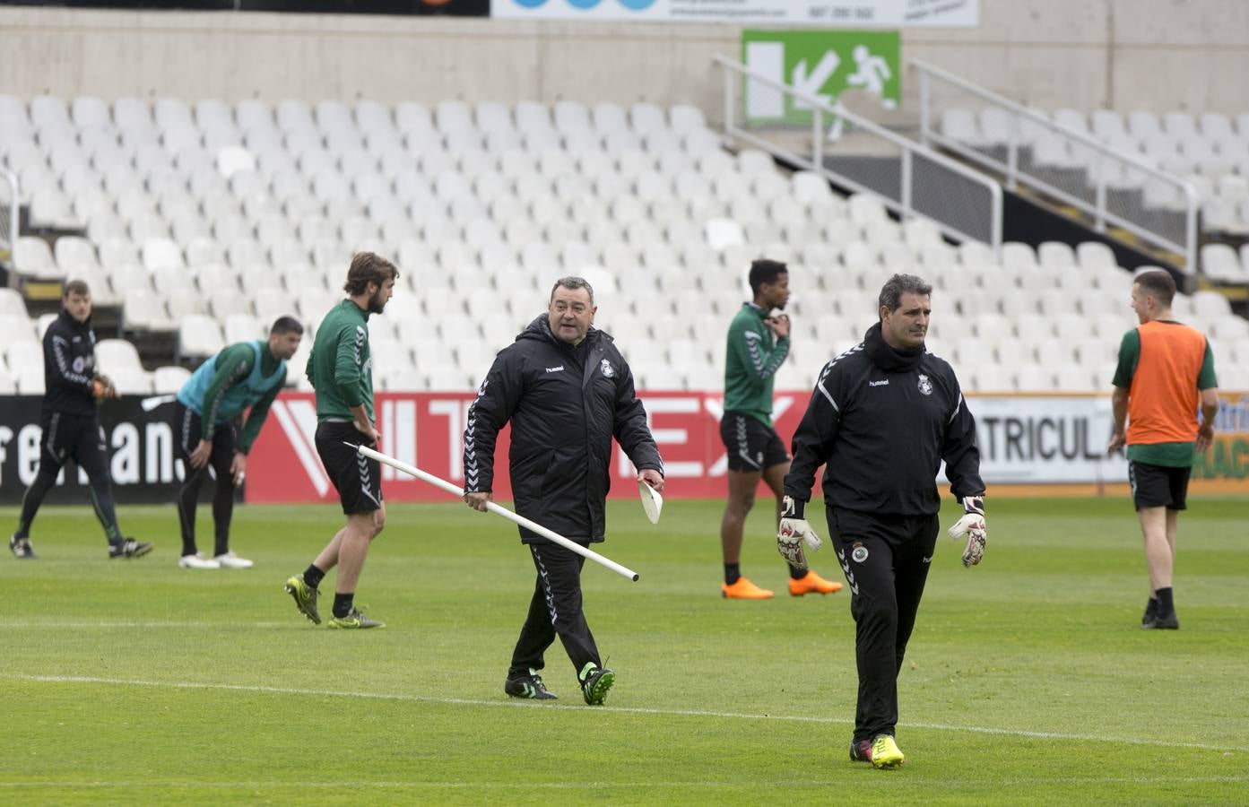 Fotos: El Racing prepara el partido ante el Burgos