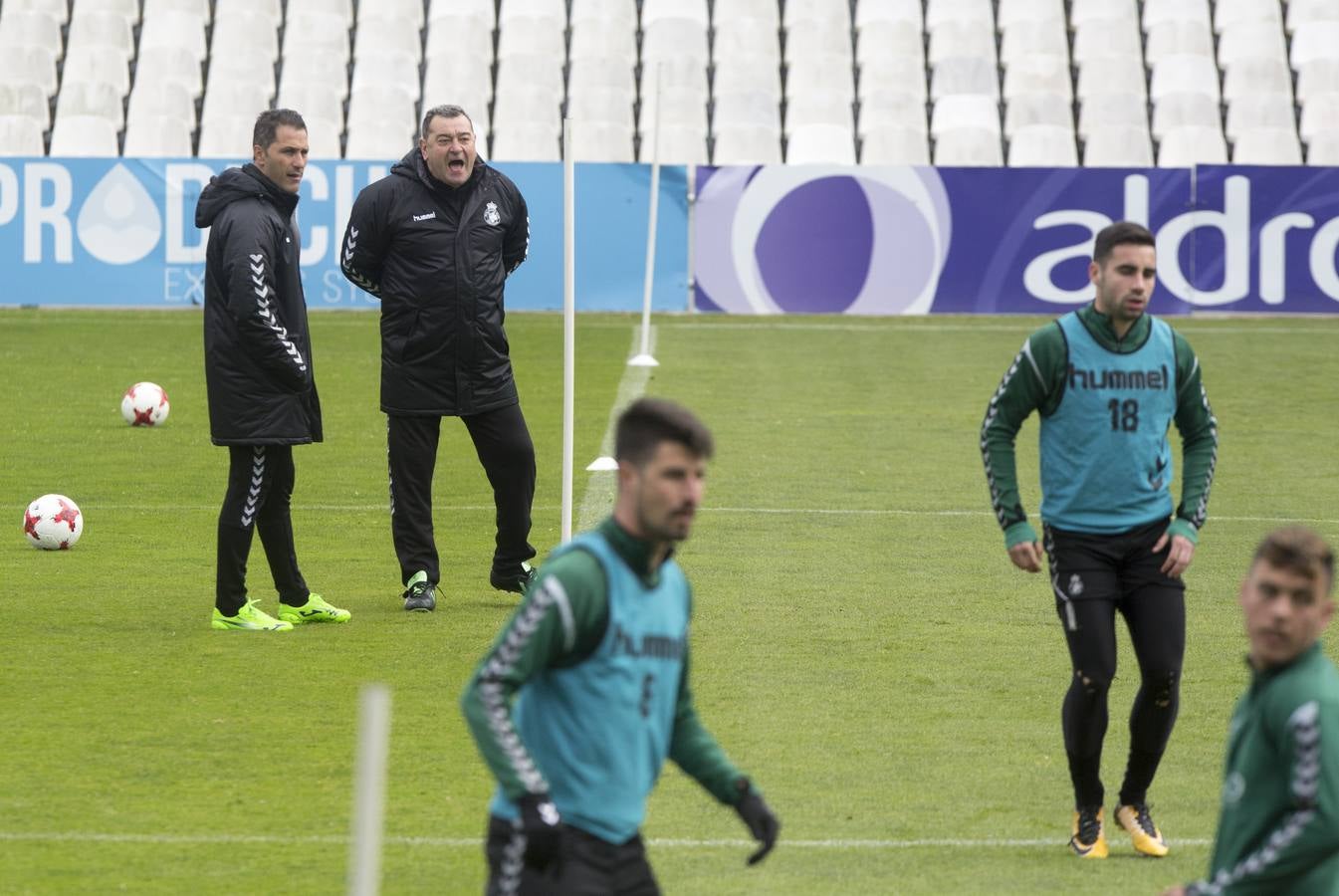 Fotos: El Racing prepara el partido ante el Burgos