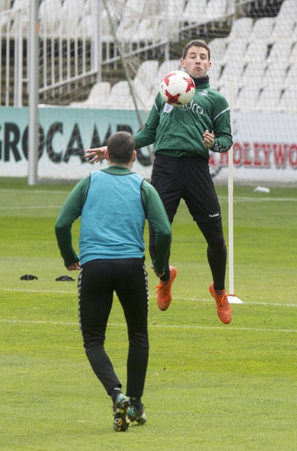 Fotos: El Racing prepara el partido ante el Burgos