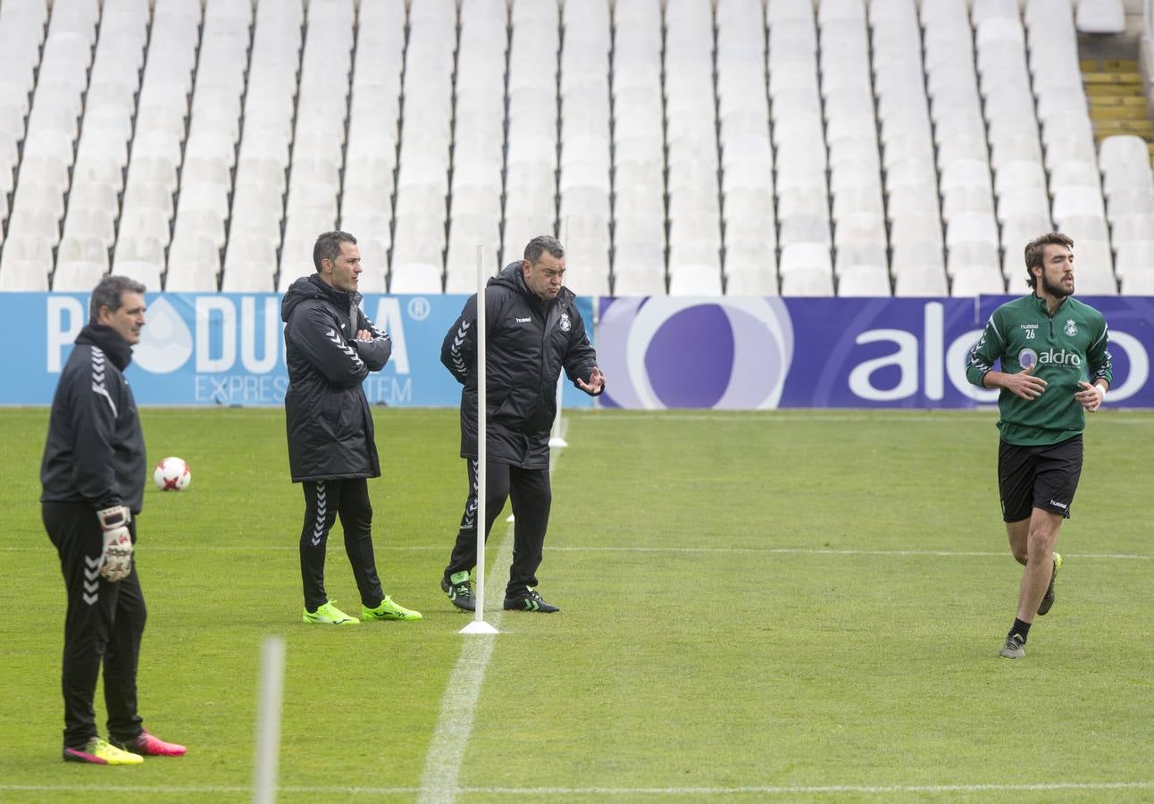 Fotos: El Racing prepara el partido ante el Burgos