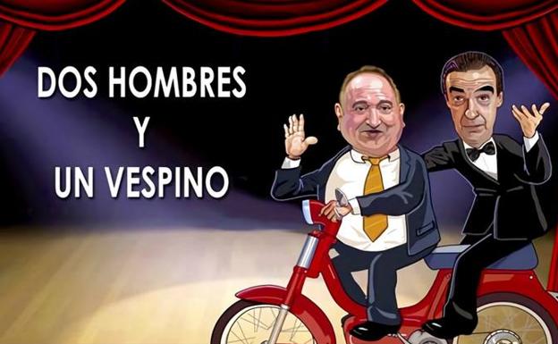 Fernando Esteso y Félix el Gato traen a Cantabria 'Dos hombres y un vespino'