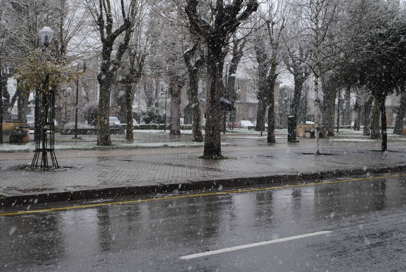 Fotos: La nieve regresa a Reinosa