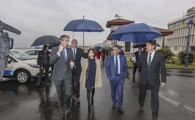 Imagen. Así ha sido el paso de la vicepresidenta por Cantabria