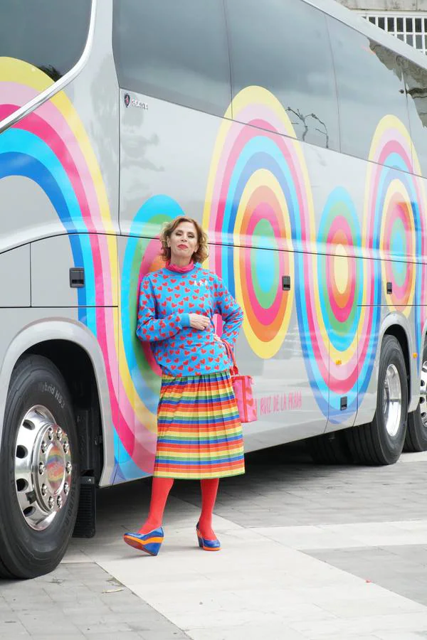 Fotos: Presentación del autobús decorado por Agatha Ruiz de la Prada