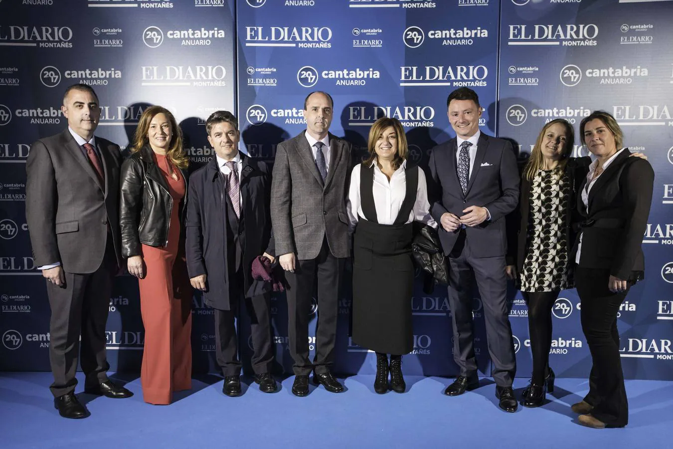 Roberto Media, María José González, Cándido Cobo, Juan José Alonso, María José Sáenz de Buruaga, Alejandro Liz, Isabel Urrutia y Leticia Cubillas.