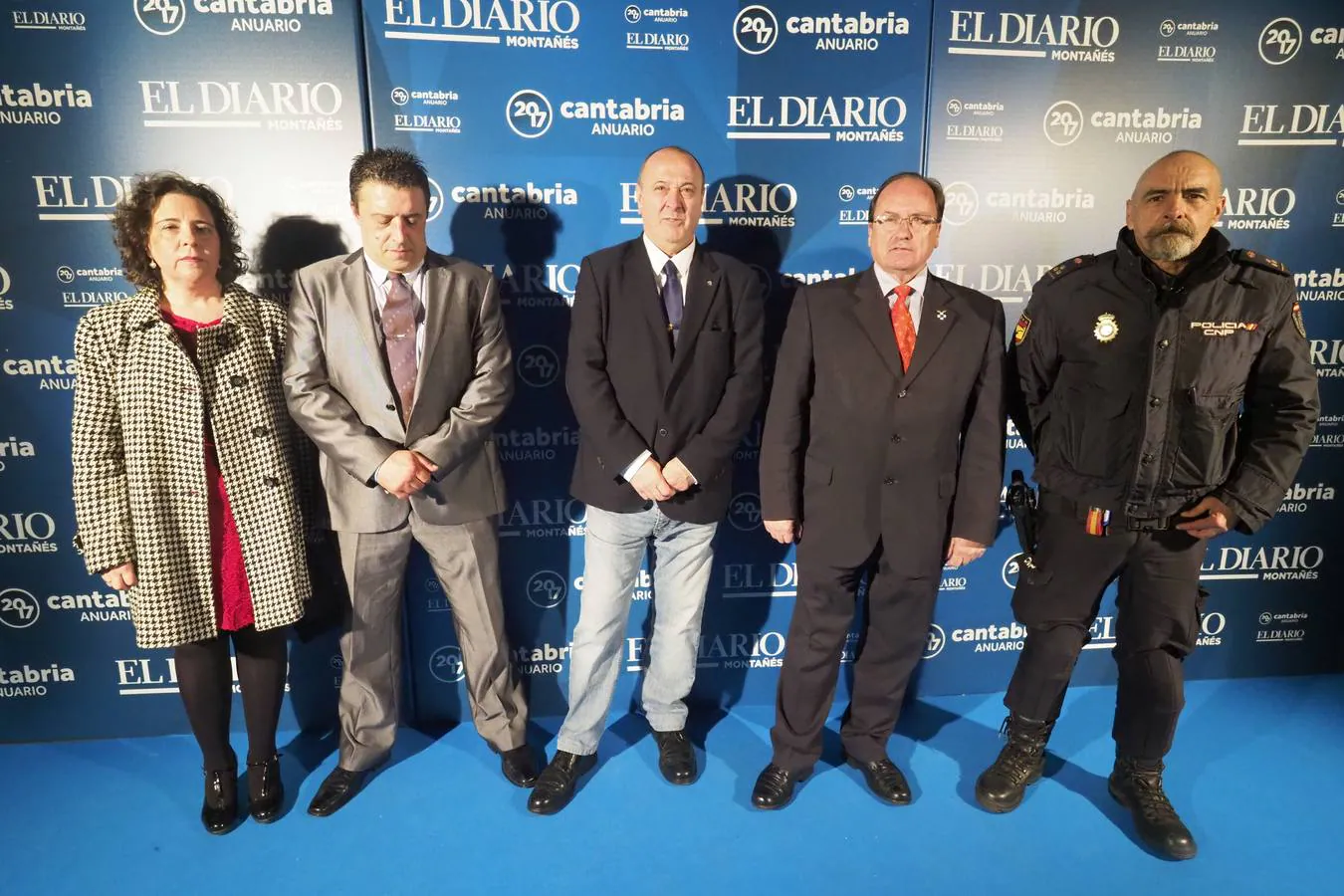 Noelia Blázquez, Terry Casuso, Víctor Antonio Revuelta, Fernando Acebal y José Manuel Duarte.