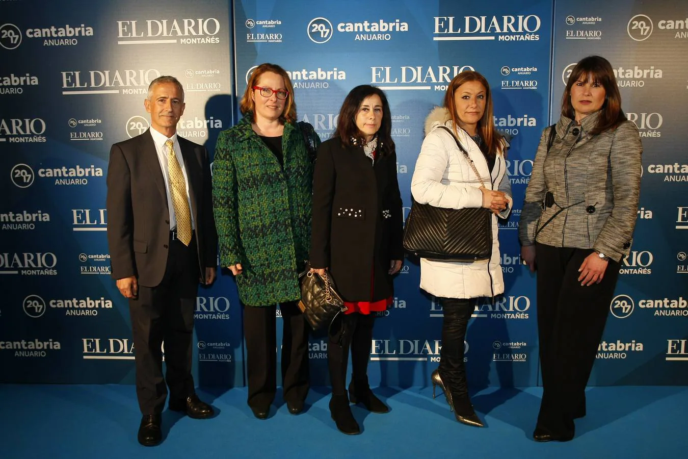 Alfonso Sánchez, Begoña Santiago, Josefina Pineda, Laura Perdiguero y María José Ruiz.