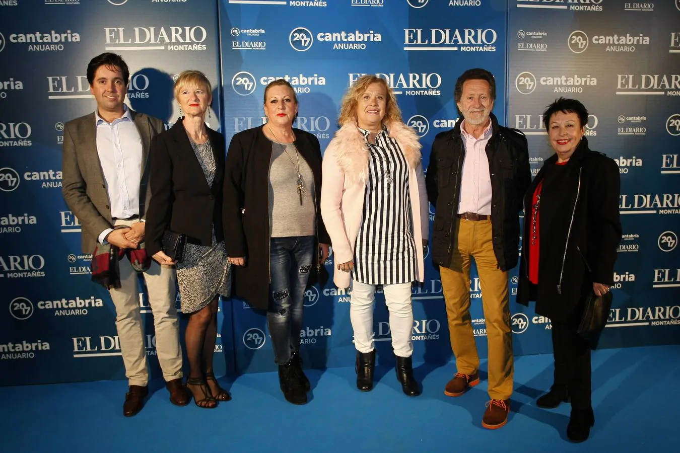 Sergio García, Pilar Alonso, Mari Luz Fernández, Charo Ibáñez, Raúl Real y Flor Blanco.
