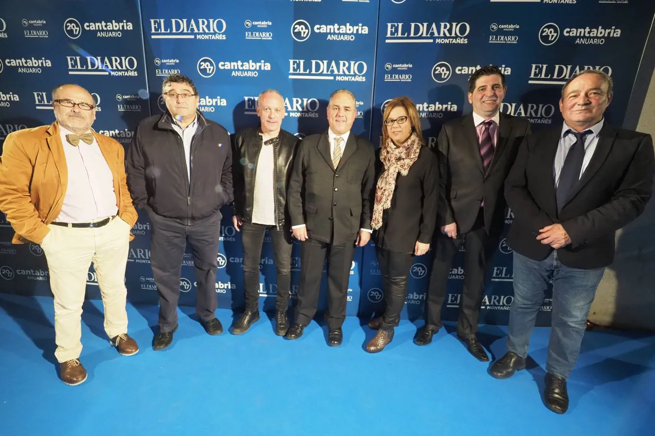 Cayo Martín Franco, José Luis Vigo, Isaac Lisaso, Pepe Landeras, Elena Castillo, Alfonso Iglesias y Pancho Gutiérrez.